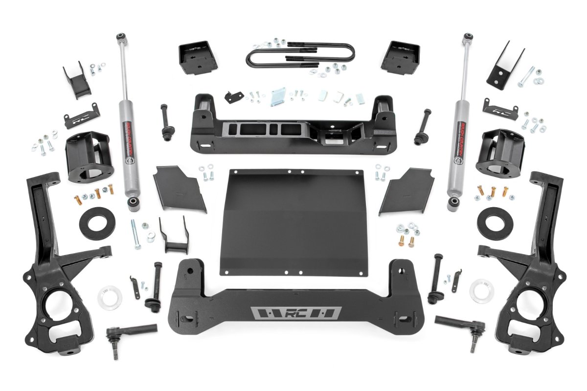 GMC Sierra 1500 Suspension Lift Kit - Rear - Rough Country - Mono Leaf - 2025+